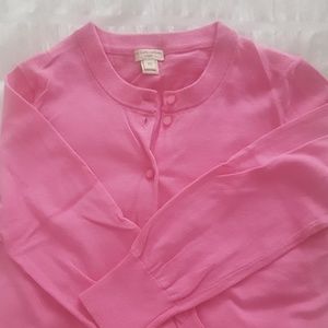 J Crew Clare cardigan in pink